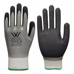 Work Safety Gloves Factory - Nitrile Coated Cut Level 5 Waterproof