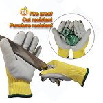 Firefighter Safety Gloves Manufacturer - Cow Leather Puncture Resistant