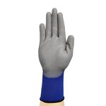 Safety Work Gloves Supplier - 18G Nylon Breathable Palm PU Coated