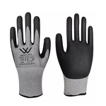 Cut Resistant Gloves Manufacturer - 18G Seamless Knitted Breathable Oil Grip