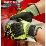 Motorcycle Gloves Manufacturer - ANSI A4 TPR Impact Anti-Cut Waterproof