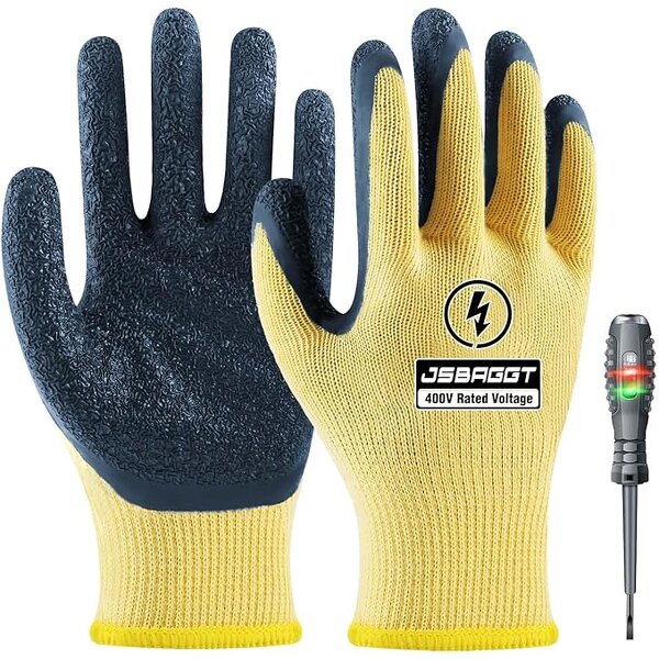 Electrician Gloves Supplier - 400V Rubber Non-Slip Insulated