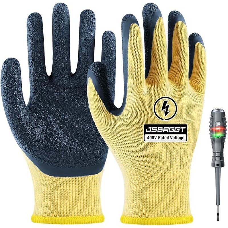 Electrician Gloves Supplier - 400V Rubber Non-Slip Insulated