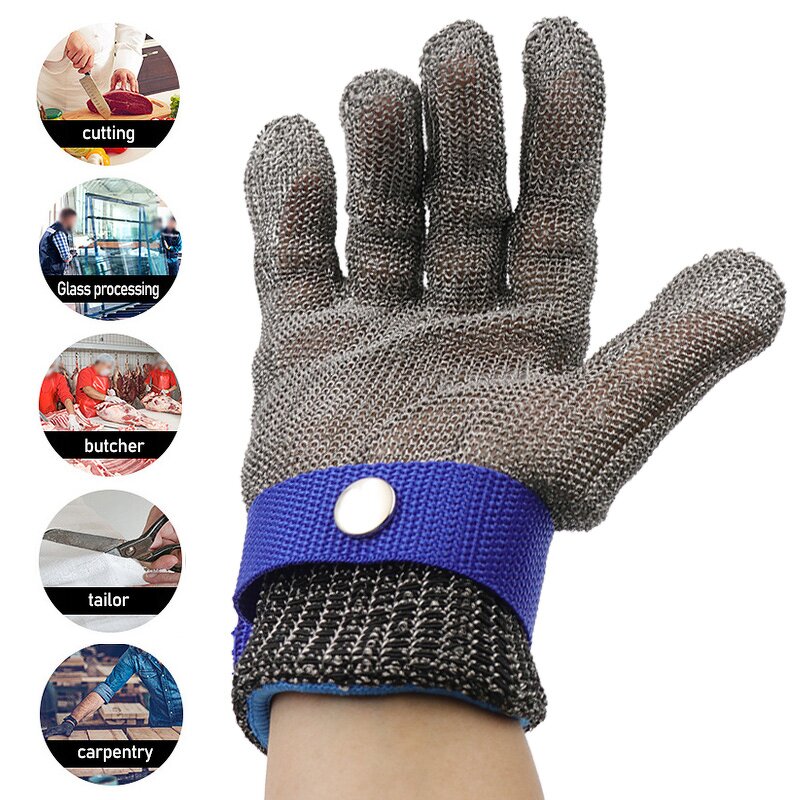 Cut Resistant Gloves Manufacturer - ANSI A9 Steel Mesh Industrial Wholesale