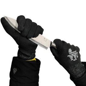 Winter Work Gloves Supplier - Acrylic Liner Latex Coated Double Dipped