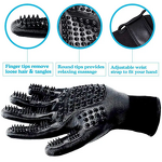 Pet Hair Remover Mitts Supplier - Polyester Anti-Chemical for Bathing