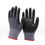 Hand Protective Gloves Manufacturer - 15G Nylon Spandex PVC Dotted