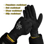 Winter Work Gloves Supplier - Acrylic Liner Latex Coated Double Dipped