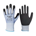 Safety Gloves Supplier - ANSI A8 A9 Metal Flex with Nitrile Coating