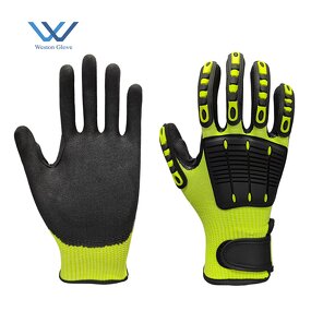 Safety Work Gloves Manufacturer - ANSI A4 TPR Impact Reducing Anti-Abrasion