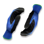 Work Safety Gloves Supplier - 18G Polyester Custom Sandy Nitrile Coated