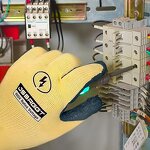 Electrician Gloves Supplier - 400V Rubber Non-Slip Insulated