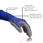 Protective Gloves Factory - 18G Ultra Thin Nylon PU Coated for Work