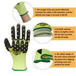 Anti Vibration Gloves Factory - TPR Impact Safety Construction