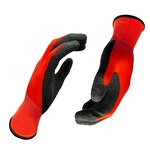 Industrial Work Gloves Manufacturer - Polyester Latex Coated Heavy Duty