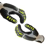 Working Safety Gloves Supplier - TPR Anti Impact Oil Resistant Riding