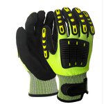 Motorcycle Gloves Manufacturer - ANSI A4 TPR Impact Anti-Cut Waterproof