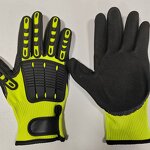 Safety Work Gloves Manufacturer - ANSI A4 TPR Impact Reducing Anti-Abrasion