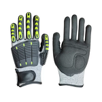 Safety Work Gloves Factory - ANSI A4 TPR Anti Impact Cut Resistant Custom