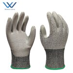 Cut-Resistant Gloves Manufacturer - Level 5 PU Grip Palm-Coated Knit