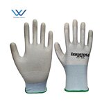 Industrial Safety Gloves Supplier - 18G PU Coated Cut Resistant Level 5