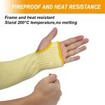 Protective Sleeves Supplier - Long Anti-Fire Spark Arm Guard for Men