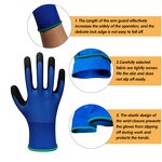 Work Safety Gloves Factory - 18G Polyester Nitrile Coated Anti-Slip Grip