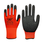 Safety Garden Gloves Factory - 13G Polyester Latex Coated Anti-Slip
