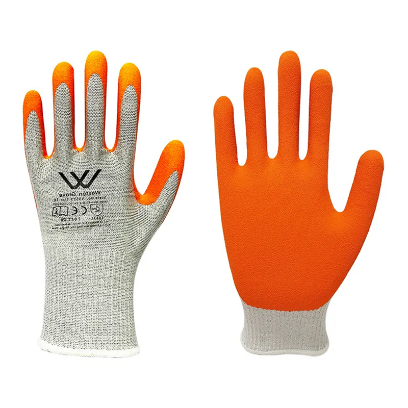 Safety Work Gloves Supplier - HPPE Nitrile Coated Cut Resistant Level 5
