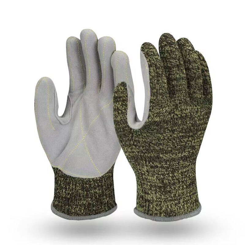 Welding Gloves Factory - High Cut Leather Kevlar Aramid Puncture Proof