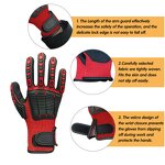 Impact Gloves Supplier - TPR Protector for Mechanic Work