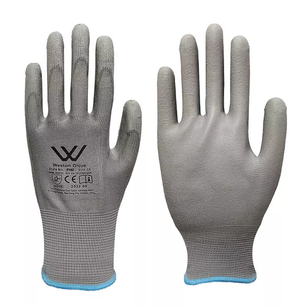 Working Gloves Factory - PU Coated Polyester Custom Durable Wholesale
