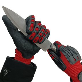 Anti Vibration Gloves Manufacturer - TPR Protector for Mechanic Work