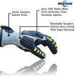 Working Safety Gloves Supplier - TPR Anti Impact Oil Resistant Riding
