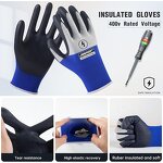 Electrician Gloves Manufacturer - 500V Flame Retardant Rubber Sensitive