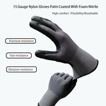 Protective Gloves Supplier - 15G Nylon Foam Nitrile Coated Anti-Slip