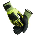 Impact Reducing Gloves Supplier - TPR Mechanic ANSI A4 Cut Resistant