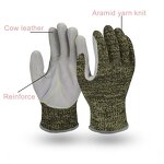 Anti-Cut Safety Gloves Factory - Level 5 Cow Split Leather Automotive