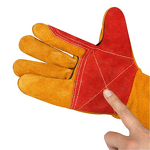 Welding Safety Gloves Supplier - Cow Leather Heat Resistant for Welder