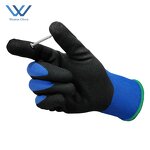 Work Safety Gloves Factory - 18G Polyester Nitrile Coated Anti-Slip Grip