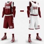 Basketball Jersey Set Factory - Breathable Multicolor College Set