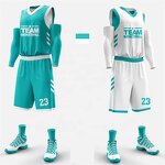 Basketball Jersey Set Factory - Breathable Multicolor College Set