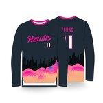 Basketball Shooting Shirt Supplier - Custom Sublimated Youth Long Sleeve