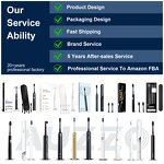 Portable Electric Toothbrush Manufacturer - OEM/ODM 5 Modes with Travel Case 8 Heads