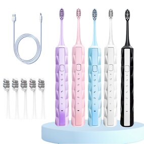 Electric Toothbrush Set Manufacturer - OEM/ODM Smart Waterproof 5 Modes Couples Set
