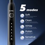 Portable Electric Toothbrush Manufacturer - OEM/ODM 5 Modes with Travel Case 8 Heads