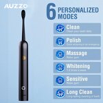 Electric Toothbrush Manufacturer - OEM Custom Black IPX7 Smart Sonic Soft Bristles