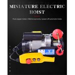 Mini Electric Hoist Manufacturer - 600kg Wire Rope Portable