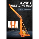 Mobile Crane Factory - 360 Rotating Mini Roof Lifting Machine