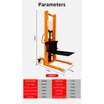Manual Stacker Supplier - 2Ton Hydraulic Hand High Quality
